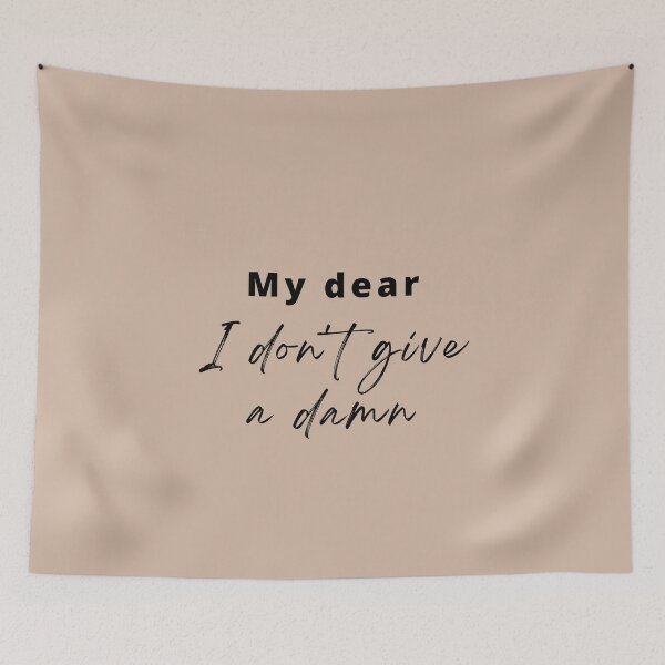 Item preview, My dear, I don´t give a damn - Clark Gable Quote designed and sold by AlfabetDesign.