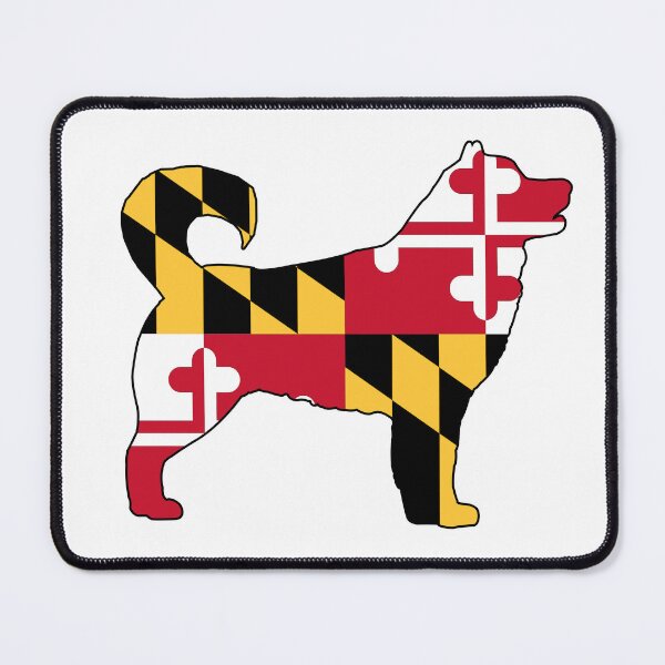 Item preview, Maryland Flag Sled Dog designed and sold by VanyaKar.