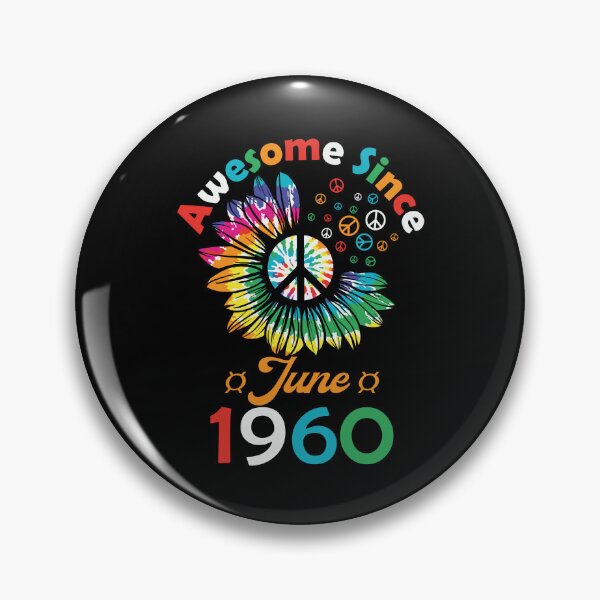 Artikelvorschau, Lustiges Geburtstagszitat, großartig seit Juni 1960, Retro-Geburtstag entworfen und verkauft von Estrytee.
