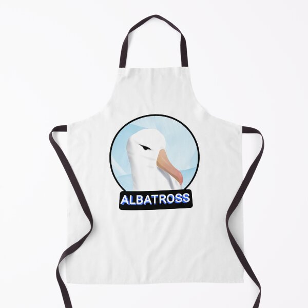Item preview, Cute Albatross head in sky background designed and sold by Midnightviera.