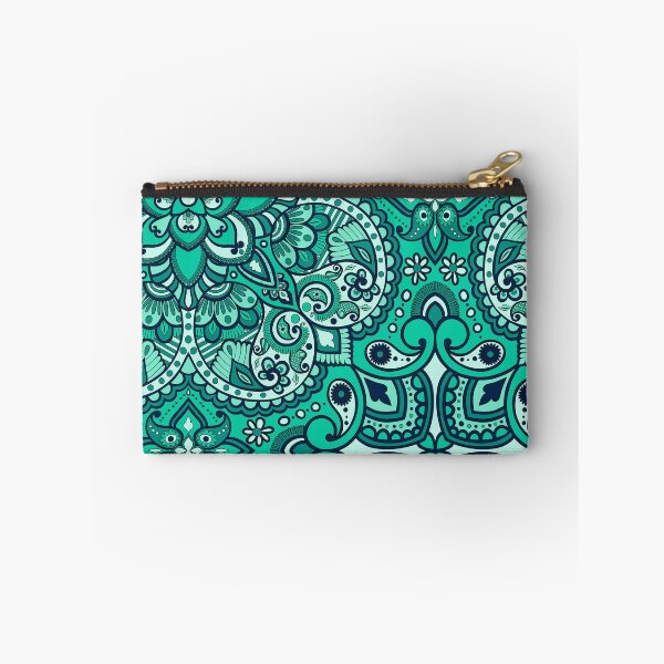 Item preview, Floral Mandala Repeat Pattern - Turquoise Green designed and sold by SemDesigns1.