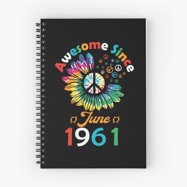 Item preview, Funny Birthday Quote, Awesome Since June 1961, Retro Birthday designed and sold by Estrytee.