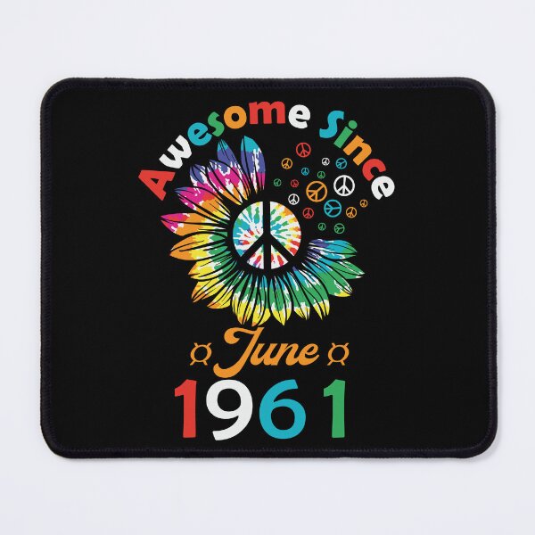 Item preview, Funny Birthday Quote, Awesome Since June 1961, Retro Birthday designed and sold by Estrytee.