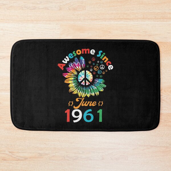 Item preview, Funny Birthday Quote, Awesome Since June 1961, Retro Birthday designed and sold by Estrytee.
