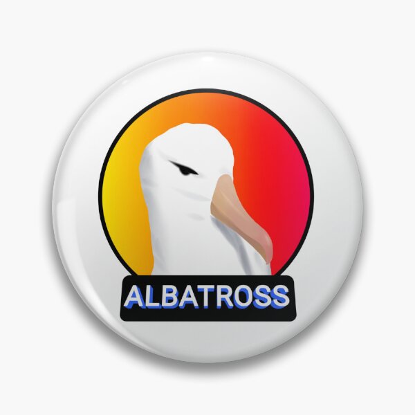 Item preview, Cute Albatross head in fire background designed and sold by Midnightviera.