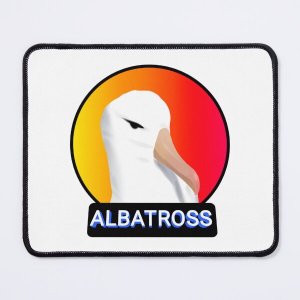Item preview, Cute Albatross head in fire background designed and sold by Midnightviera.