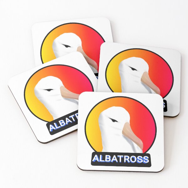 Item preview, Cute Albatross head in fire background designed and sold by Midnightviera.