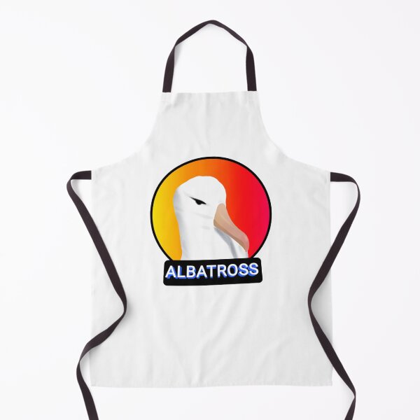Item preview, Cute Albatross head in fire background designed and sold by Midnightviera.