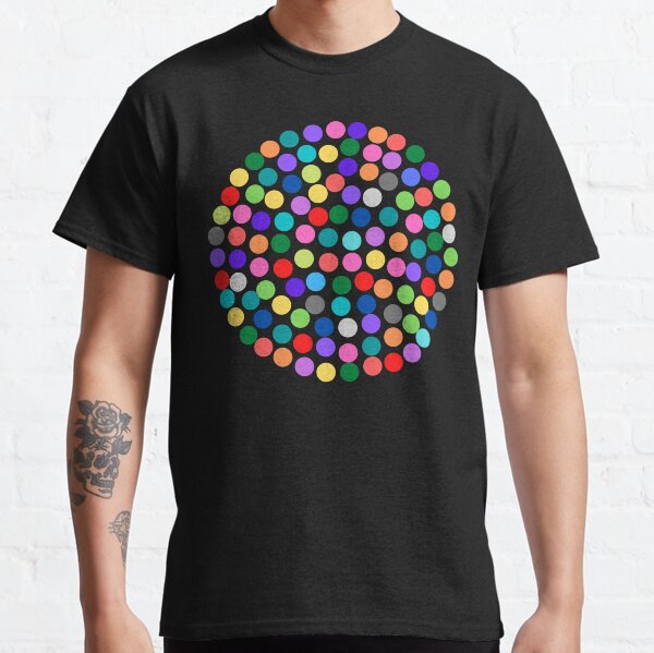 Vista previa del artículo con la obra «Lunares de colores en un círculo», diseñado y vendido por surprise-to-me.