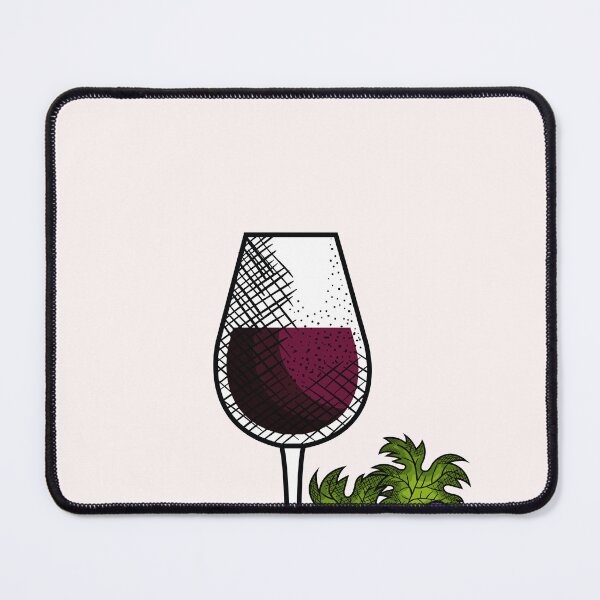 Item preview, glass of wine designed and sold by artbyrosse.