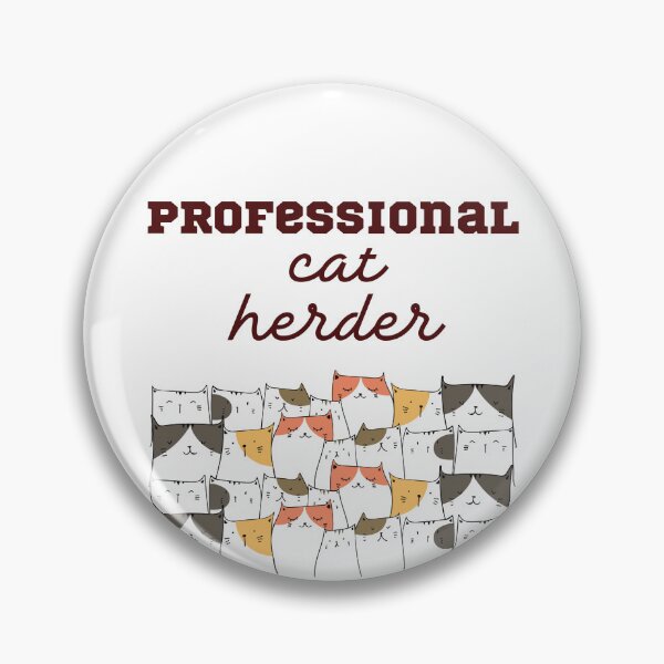Item preview, Professional Cat Herder - Yellow and Brown Cats for Cat Lovers Funny and Cute Design designed and sold by JoyTop.