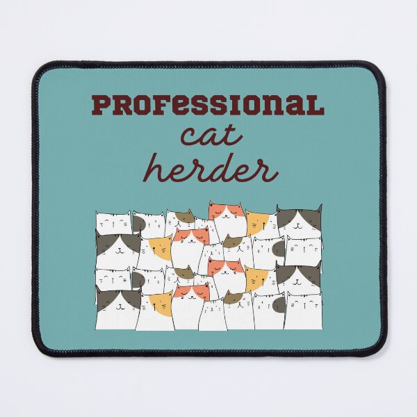 Item preview, Professional Cat Herder - Yellow and Brown Cats for Cat Lovers Funny and Cute Design designed and sold by JoyTop.