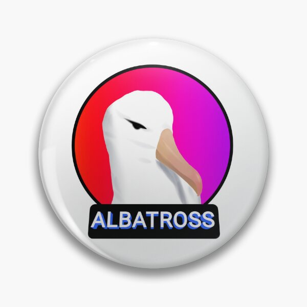 Item preview, Cute Albatross head in gradient background designed and sold by Midnightviera.