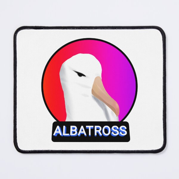 Item preview, Cute Albatross head in gradient background designed and sold by Midnightviera.