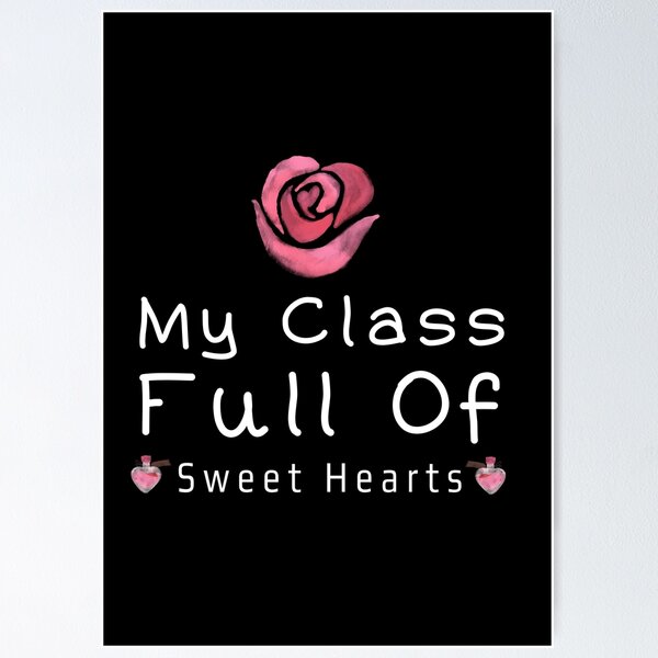 Item preview, My Class Full Of Sweet Hearts Valentine's Day Teacher T-Shirt, Gift for Valentines Day Unisex Ladies Tee, Teachers Day Shirts designed and sold by Alan-NY.