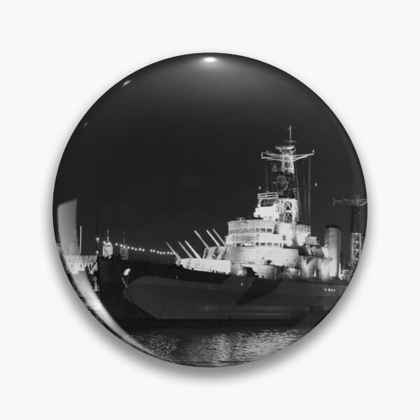 Item preview, Black and white HMS Belfast on the Thames near Tower bridge designed and sold by Ann Biddlecombe.