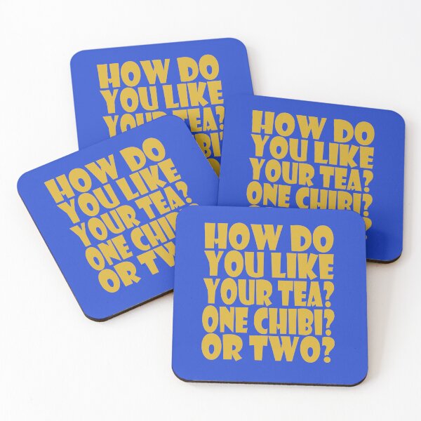 Item preview, How Do You Like Your Tea? One Chibi? Or Two? designed and sold by Carbon-Fibre Media.