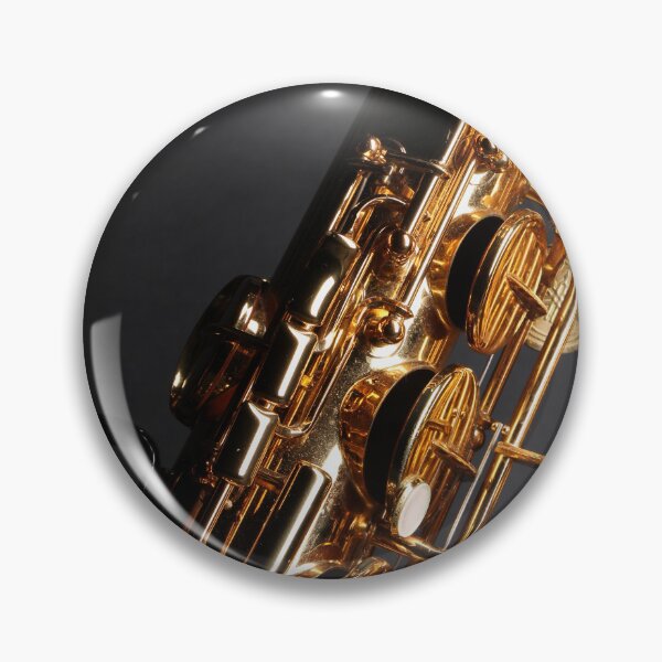 Item preview, Tenor saxophone closeup in diagonal designed and sold by wineandwords.