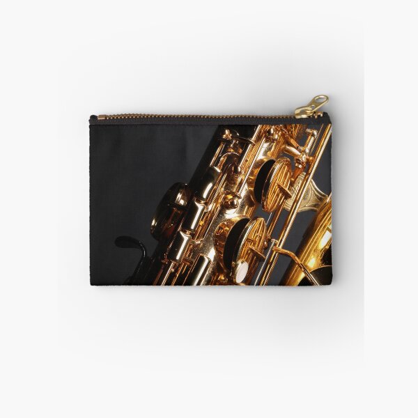Item preview, Tenor saxophone closeup in diagonal designed and sold by wineandwords.