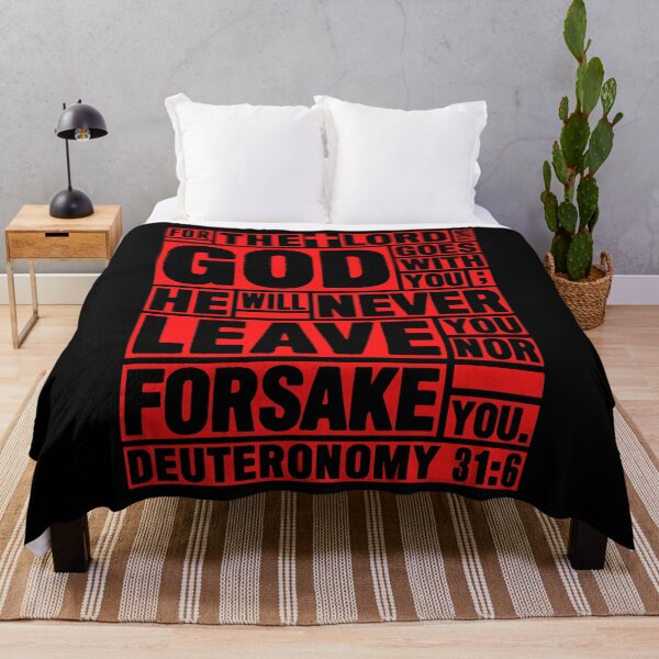 Item preview, Deuteronomy 31:6 The LORD your God goes with you designed and sold by plushism.