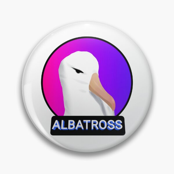 Item preview, Cute Albatross head in pretty gradient background designed and sold by Midnightviera.