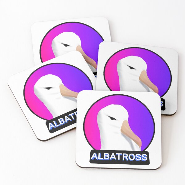 Item preview, Cute Albatross head in pretty gradient background designed and sold by Midnightviera.