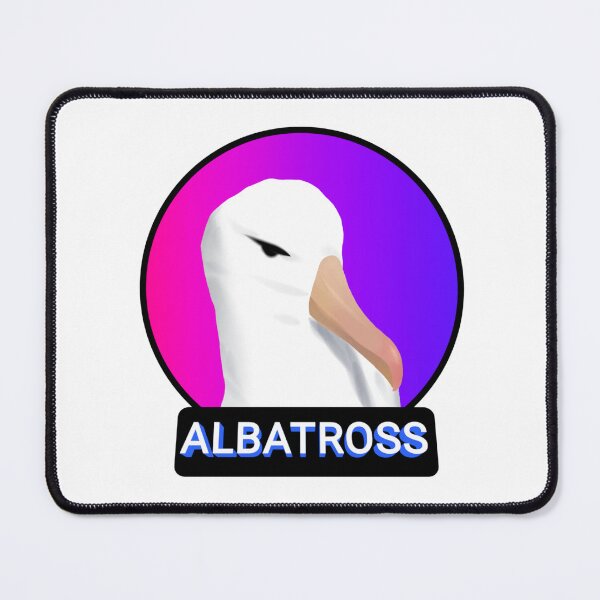 Item preview, Cute Albatross head in pretty gradient background designed and sold by Midnightviera.
