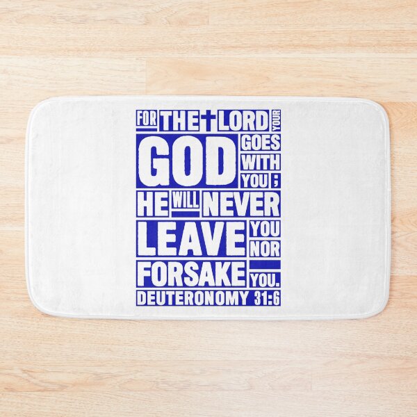 Item preview, Deuteronomy 31:6 The LORD your God goes with you designed and sold by plushism.