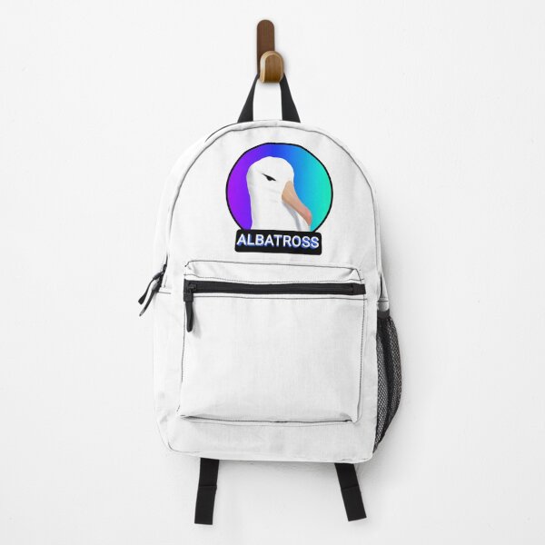 Item preview, Cute Albatross head in cool gradient background designed and sold by Midnightviera.
