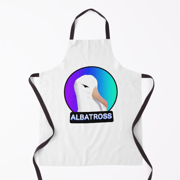 Item preview, Cute Albatross head in cool gradient background designed and sold by Midnightviera.