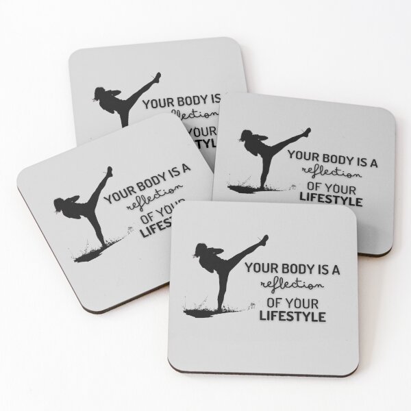 Item preview, Your Body is a Reflection of Your Lifestyle designed and sold by Cute-Jory-Store.