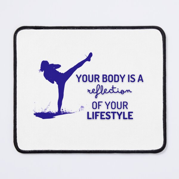 Item preview, Your Body is a Reflection of Your Lifestyle designed and sold by Cute-Jory-Store.