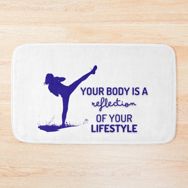 Item preview, Your Body is a Reflection of Your Lifestyle designed and sold by Cute-Jory-Store.