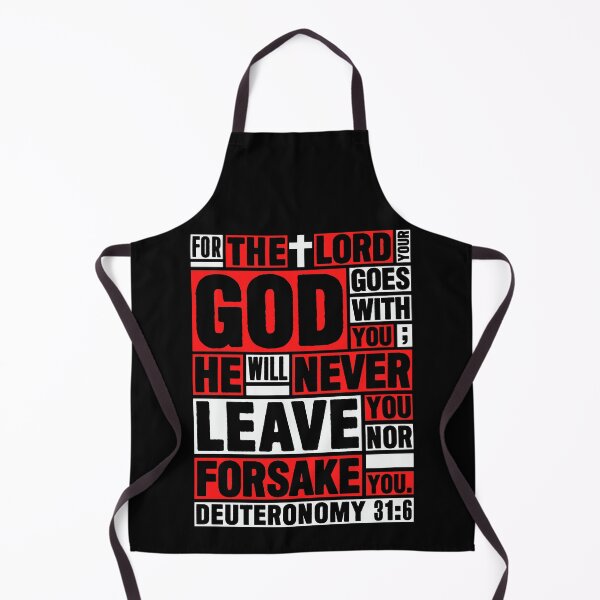 Item preview, Deuteronomy 31:6 The LORD your God goes with you designed and sold by plushism.