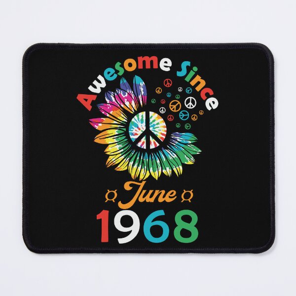 Item preview, Funny Birthday Quote, Awesome Since June 1968, Retro Birthday designed and sold by Estrytee.
