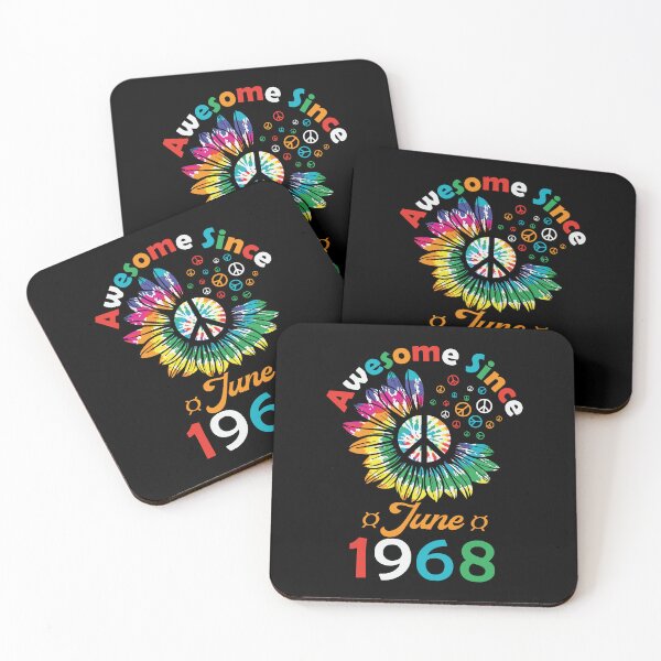 Item preview, Funny Birthday Quote, Awesome Since June 1968, Retro Birthday designed and sold by Estrytee.