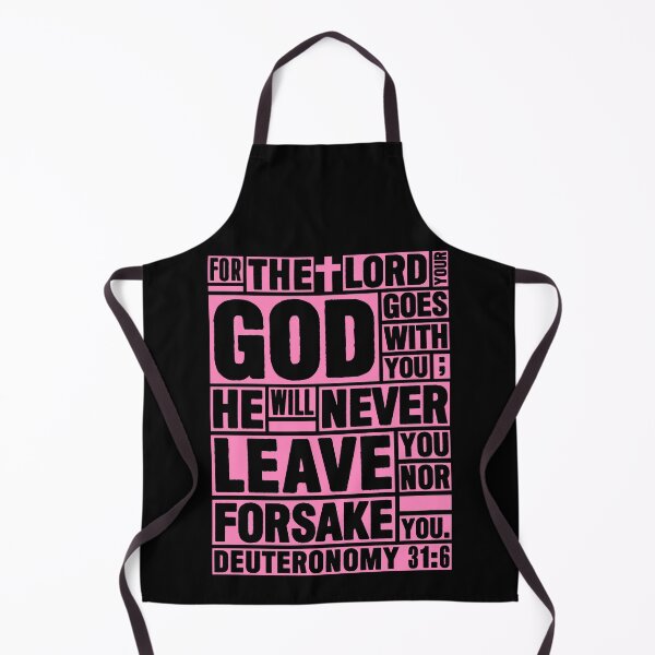 Item preview, Deuteronomy 31:6 The LORD your God goes with you designed and sold by plushism.