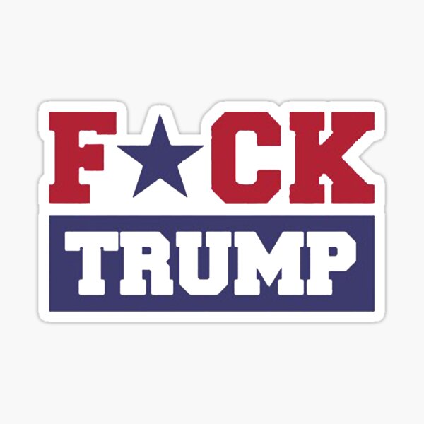 Vista previa del artículo con la obra «F * CK TRUMP», diseñado y vendido por Designr.