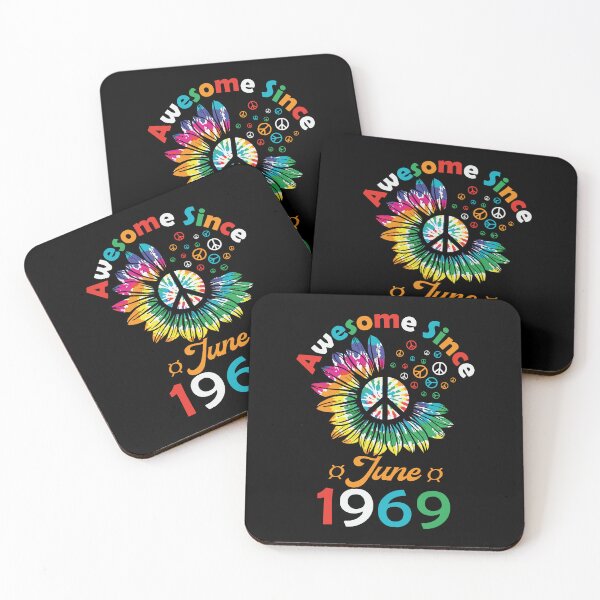 Item preview, Funny Birthday Quote, Awesome Since June 1969, Retro Birthday designed and sold by Estrytee.