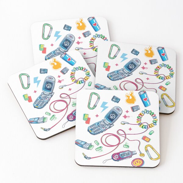 Item preview, Colorful Retro 2000s pattern designed and sold by grafikis.