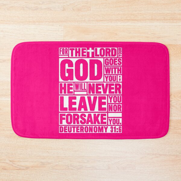 Item preview, Deuteronomy 31:6 The LORD your God goes with you designed and sold by plushism.