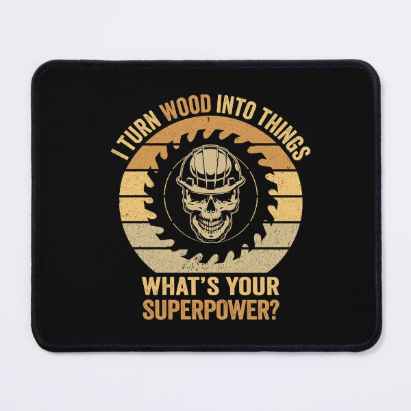 Item preview, I Turn Wood Into Things Funny Carpenter Woodworking Gift designed and sold by SaliDesigner.