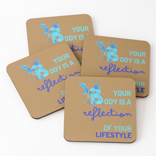 Item preview, Your Body is a Reflection of Your Lifestyle designed and sold by Cute-Jory-Store.