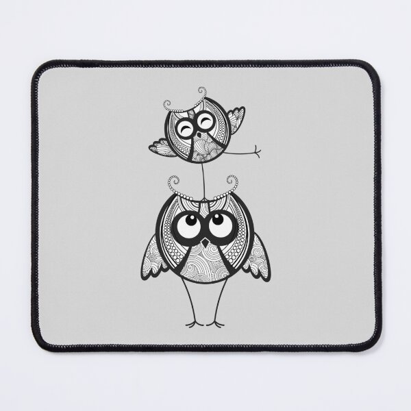 Item preview, Cute textured owls designed and sold by AnnPrecious.