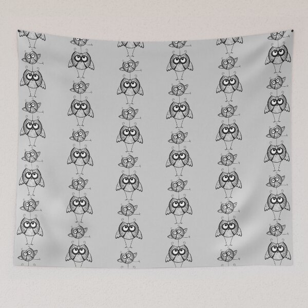 Item preview, Cute textured owls designed and sold by AnnPrecious.