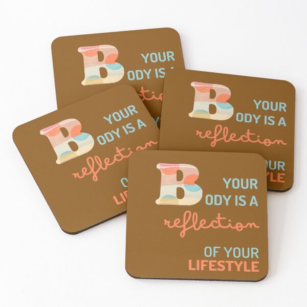 Item preview, Your Body is a Reflection of Your Lifestyle designed and sold by Cute-Jory-Store.