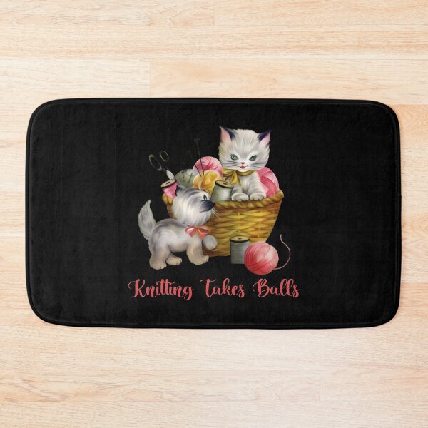 Item preview, knitting takes balls - knitting lover designed and sold by Life Shop.
