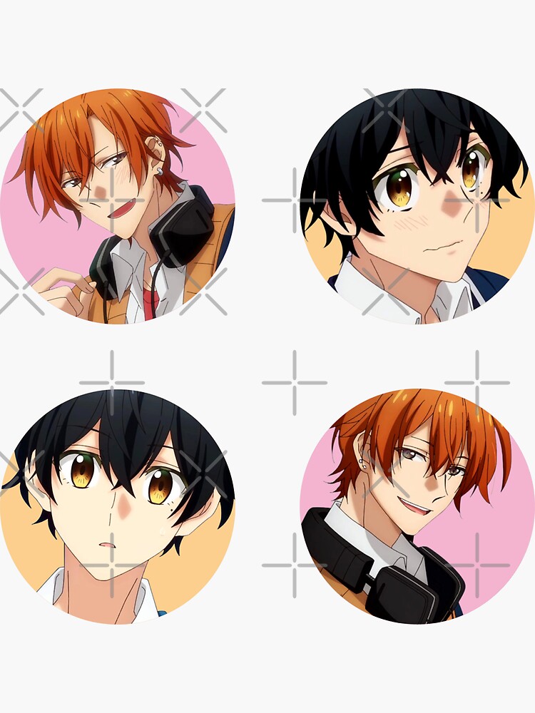 Sasaki and Miyano Manga Sticker for Sale by SAHDBB