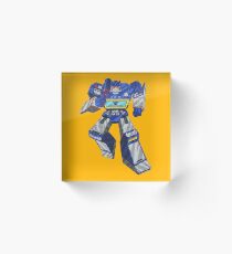 Soundwave Transformers Acrylic Block