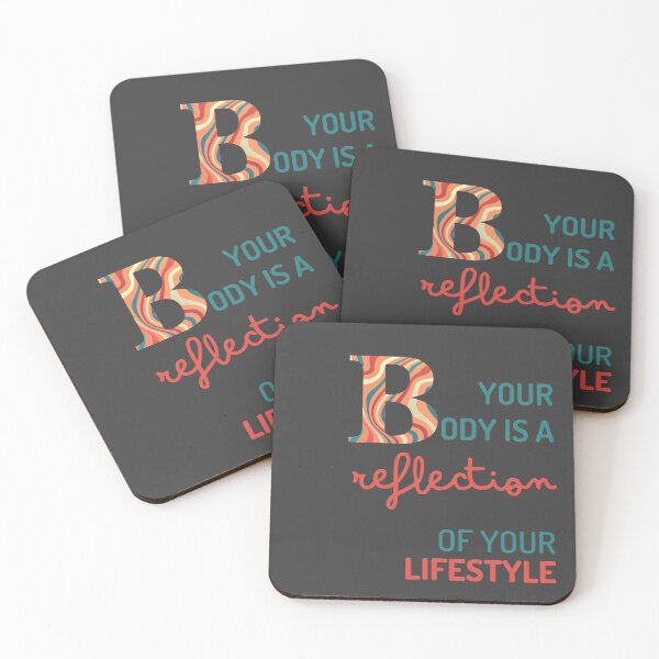 Item preview, Your Body is a Reflection of Your Lifestyle designed and sold by Cute-Jory-Store.